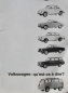 Preview: Volkswagen Modellprogramm 1962 Automobilprospekt (9584)